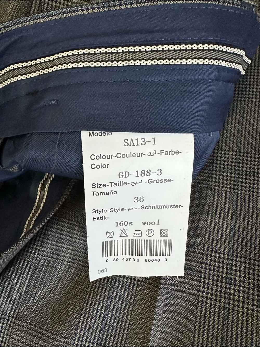 Cenne des graoom Men’s slim fit suit